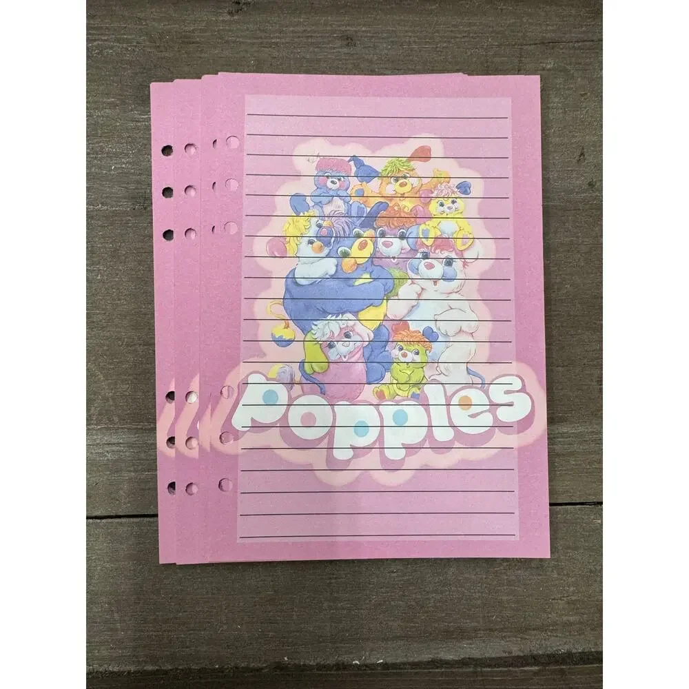 80’s Popples Size A5 Refill Stationery Paper